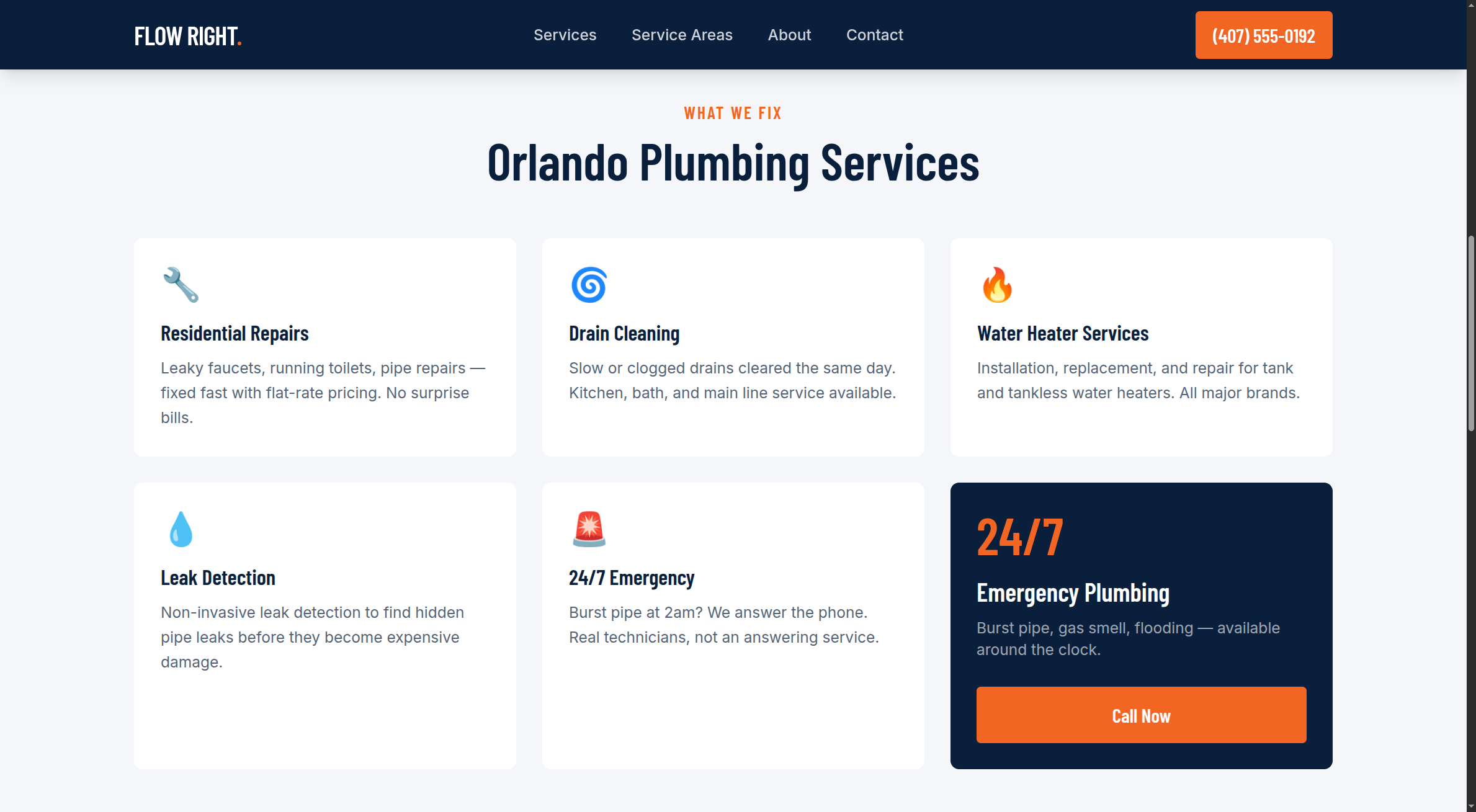 Flow Right Plumbing — screenshot 2