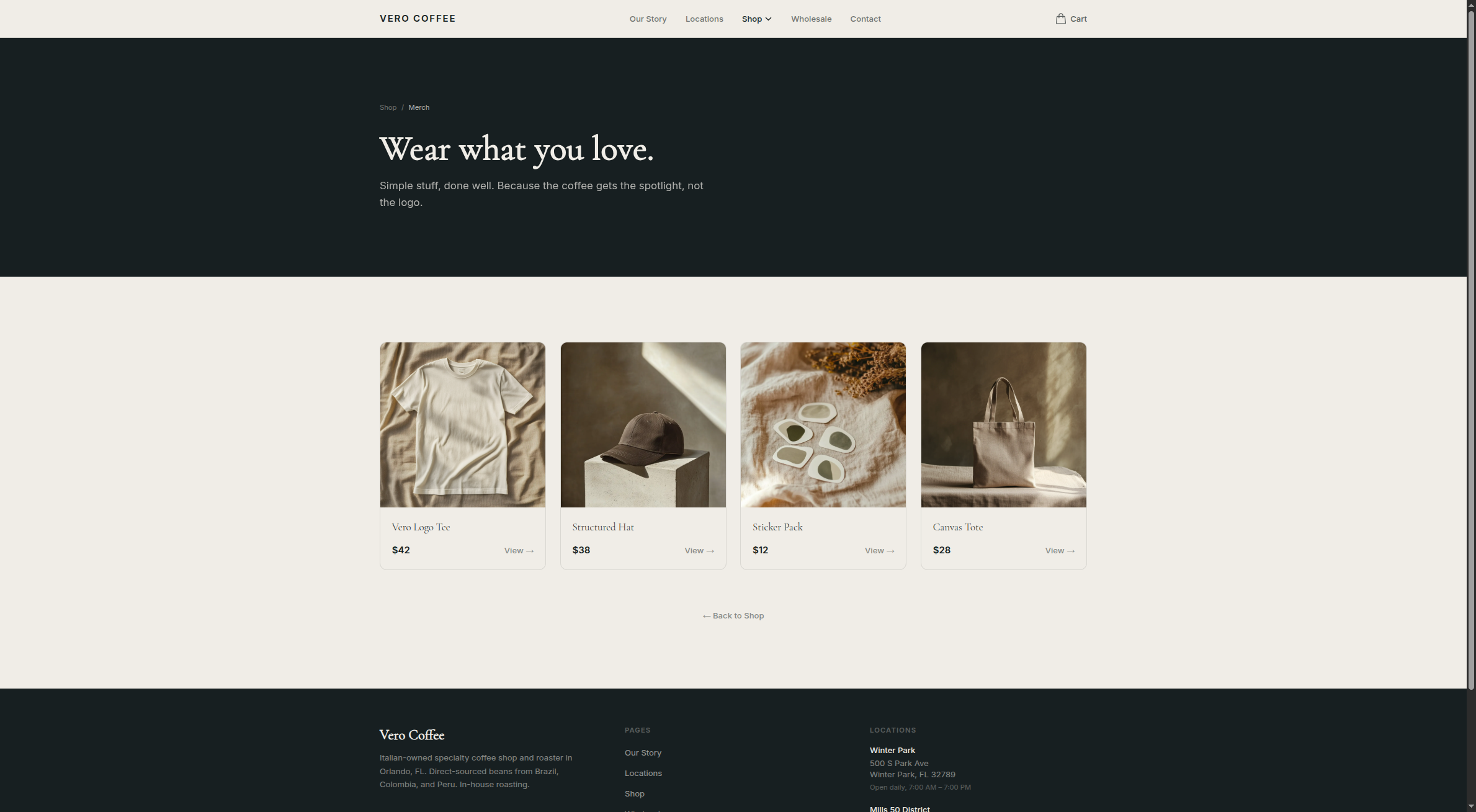 Vero Coffee — screenshot 5